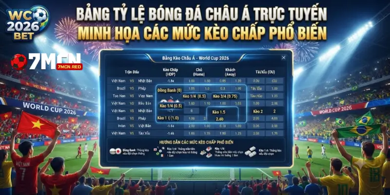Bảng Chất Tỷ Lệ Bóng Đá Châu Á