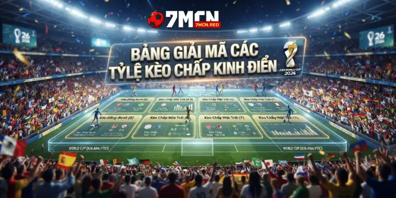 Bảng Giải Mã Các Tỷ Lệ Kèo Chấp Kinh Điển