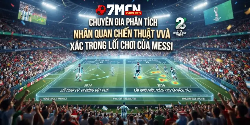 Chuyên gia phân tích nhãn quan chiến thuật và sự lột xác trong lối chơi của Messi