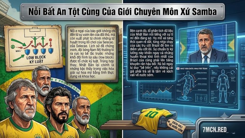 Giới chuyên môn xứ Samba phân tích những lỗ hổng của tuyển Brazil khi đối đầu Nhật Bản