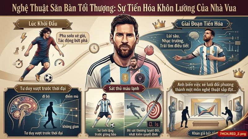 Phân tích chiến thuật và kỹ năng dứt điểm chớp nhoáng của Messi qua các kỳ chung kết World Cup