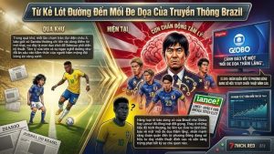 Phản ứng dè chừng của truyền thông Brazil trước sức mạnh của tuyển Nhật Bản tại World Cup 2026